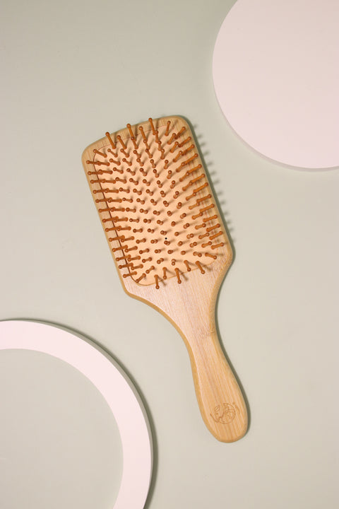 Bamboo hairbrush