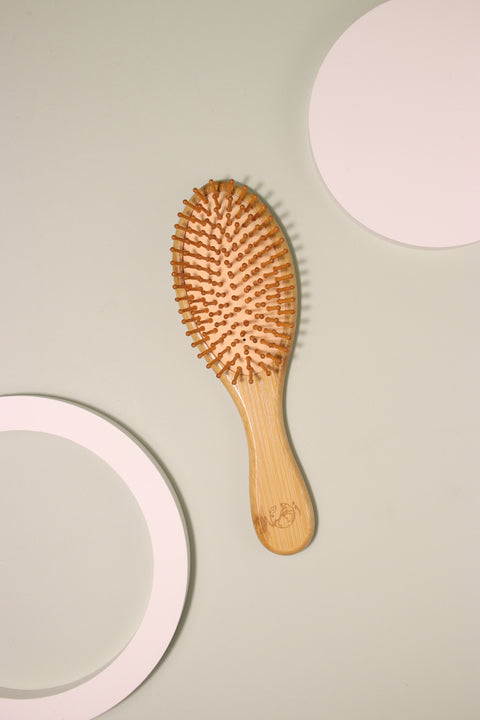 Bamboo hairbrush