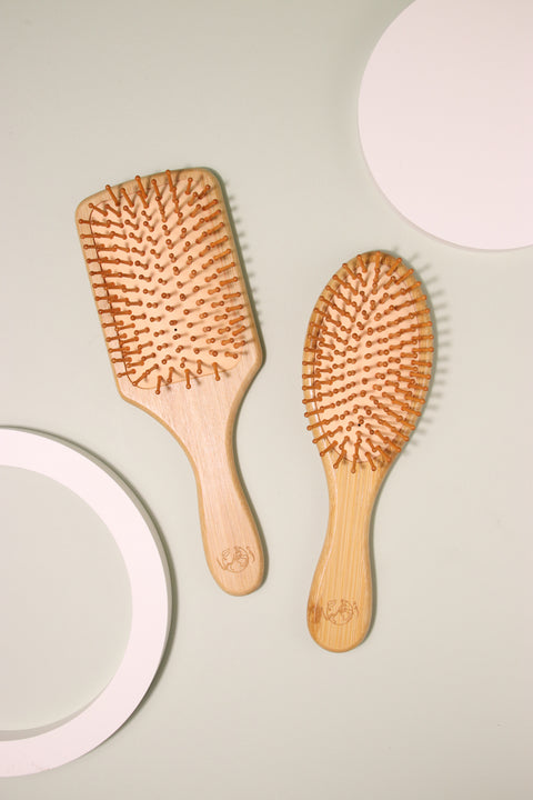 Bamboo hairbrush